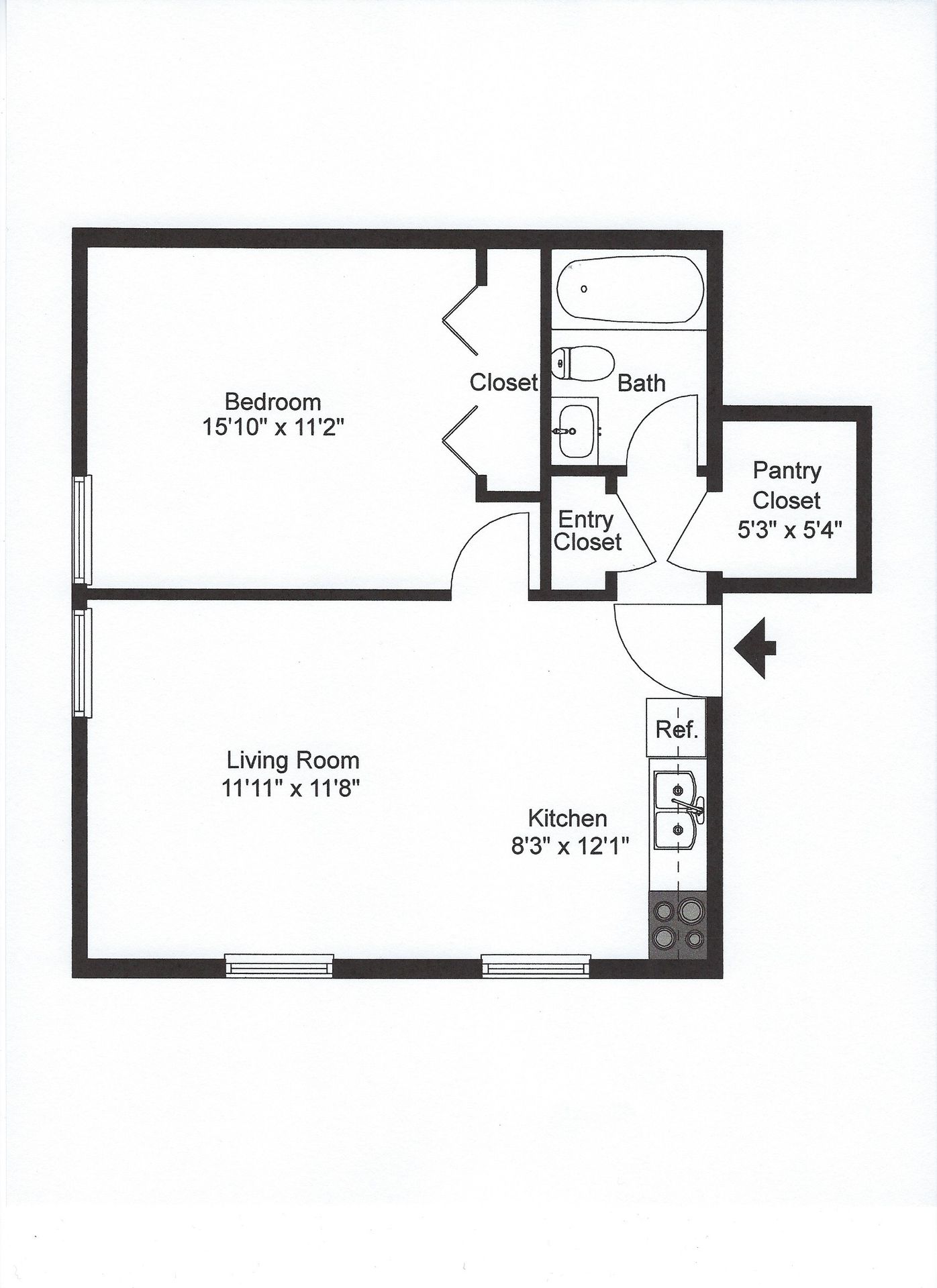 St Cloud Apartment: 1516 16th Ave. SE