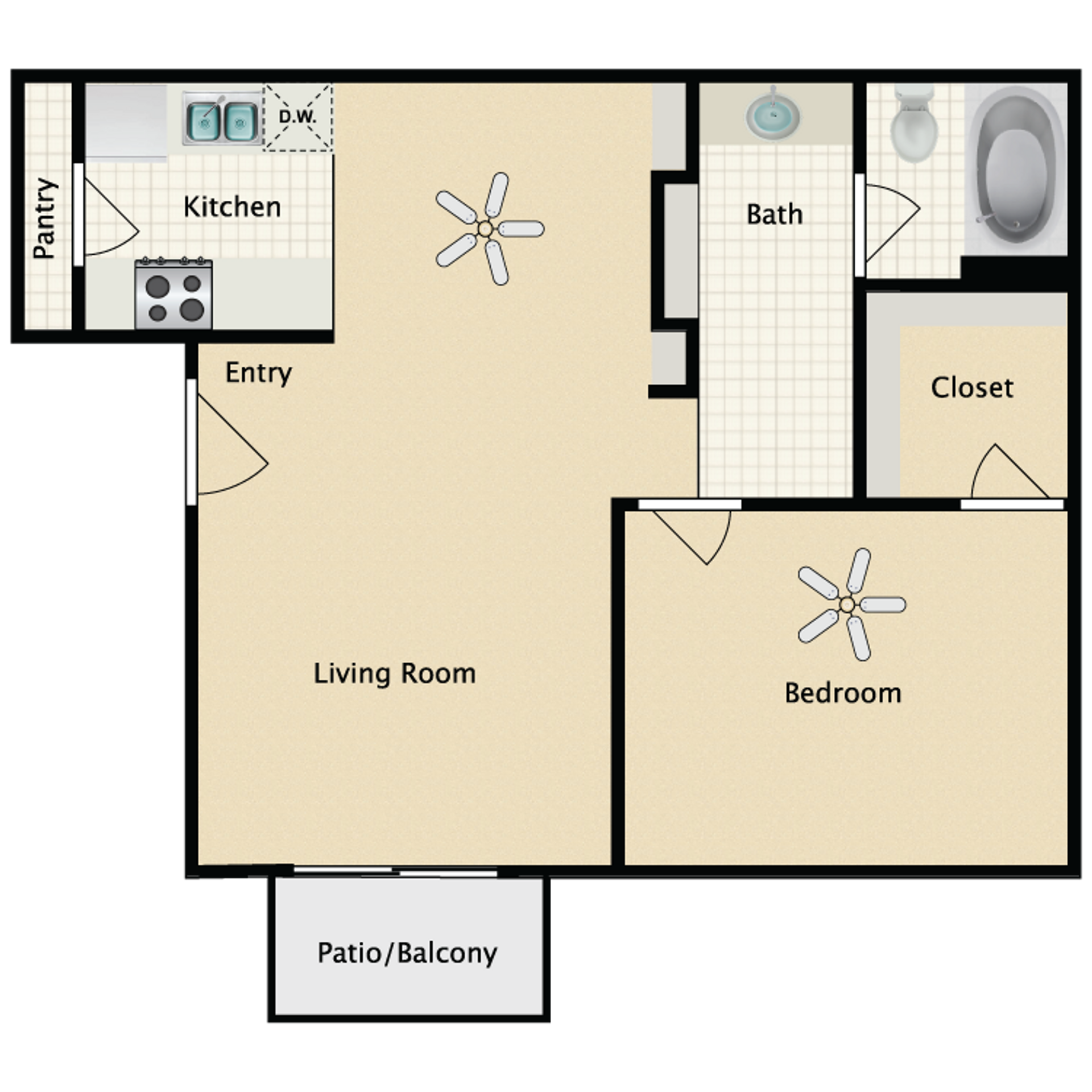 Tucson Apartment: 201 N. Wilmot Road
