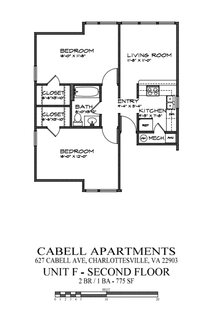 Charlottesville Apartment: 627 Cabell Avenue
