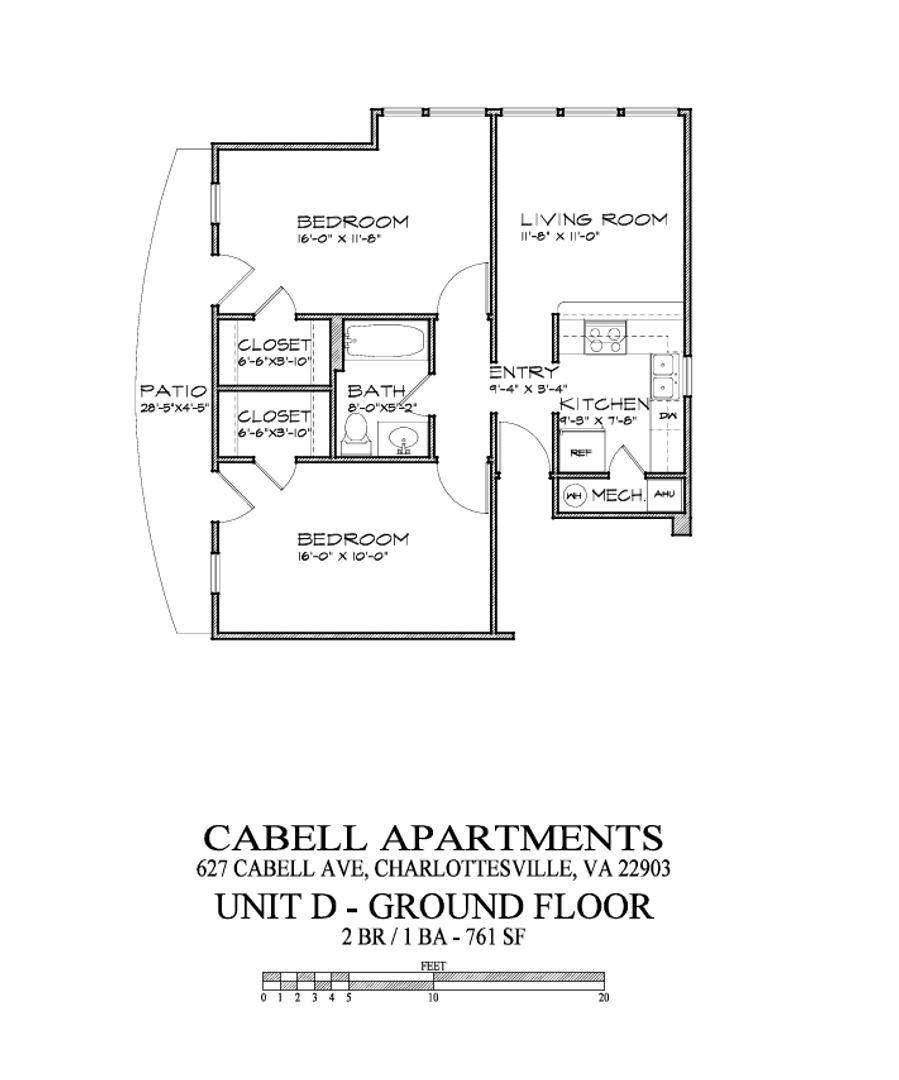 Charlottesville Apartment: 627 Cabell Avenue