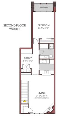 1 Bed/1 Bath (2nd floor) – photo 1
