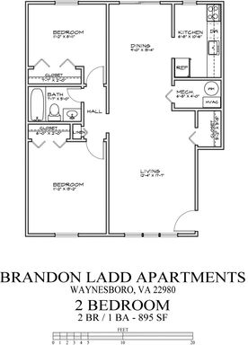 2 Bed/1 Bath - Partially Renovated