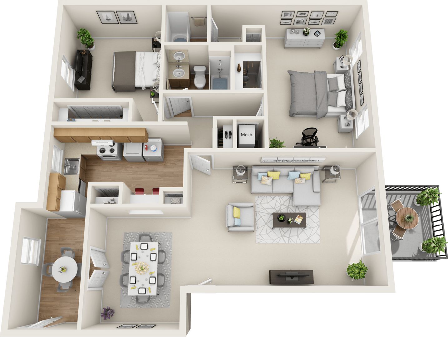 Roswell Apartment: 100 Chattahoochee Cir