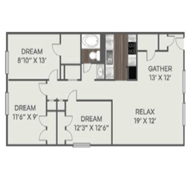 3 Bedroom Apartment – 6668 Mt Zion Blvd, Morrow, GA 30260
