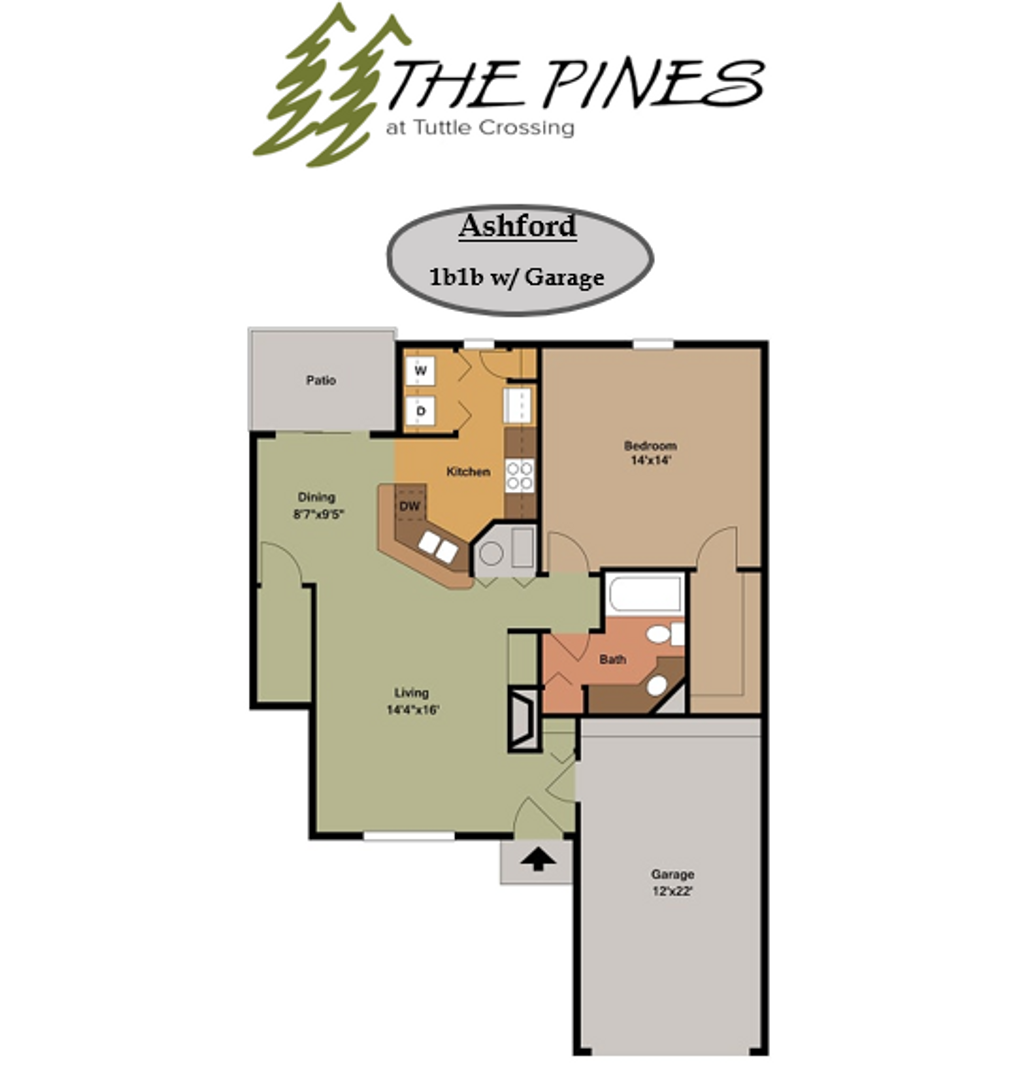 Dublin Apartment: 5303 Wilcox Rd