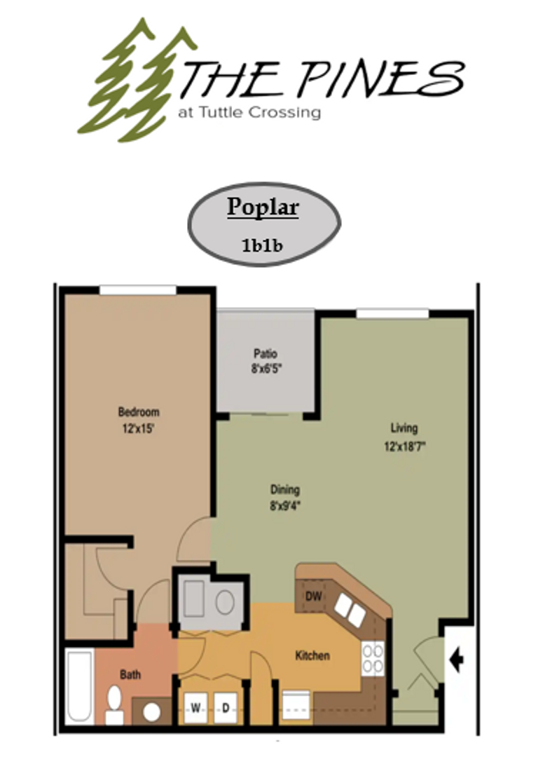 Dublin Apartment: 5303 Wilcox Rd