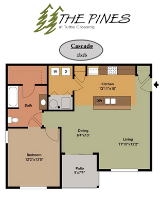 Cascade - 1 Bedroom / 1 Bath Garden – photo 1