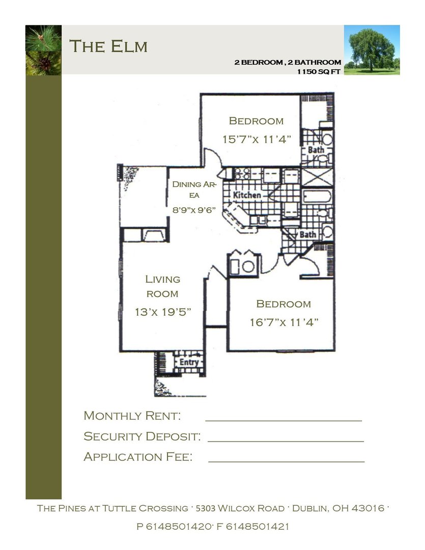 Dublin Apartment: 5303 Wilcox Rd