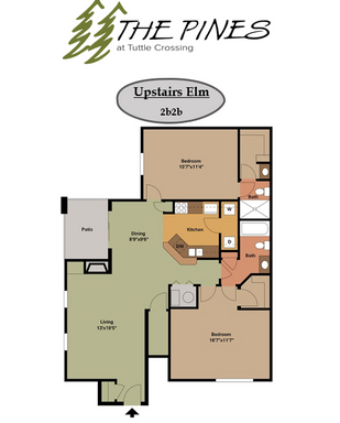 Elm - 2 Bedroom / 2 Bath Garden - Upstairs – photo 1