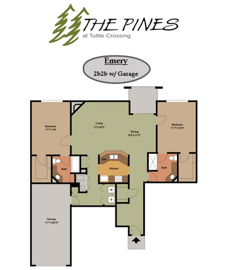 Dublin Apartment: 5303 Wilcox Rd