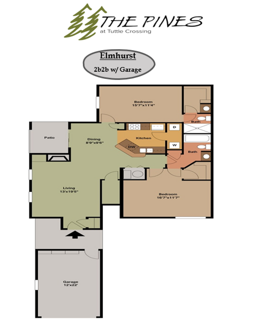 Dublin Apartment: 5303 Wilcox Rd