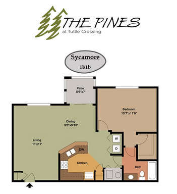 Sycamore - 1 Bedroom / 1 Bath Garden - Upstairs – photo 1