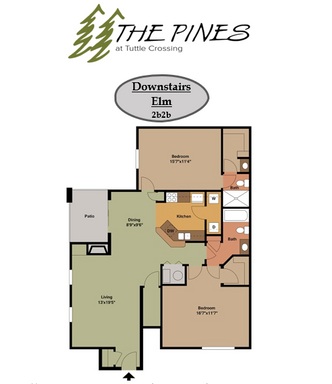 Elm - 2 Bedroom / 2 Bath Garden - Downstairs – photo 1