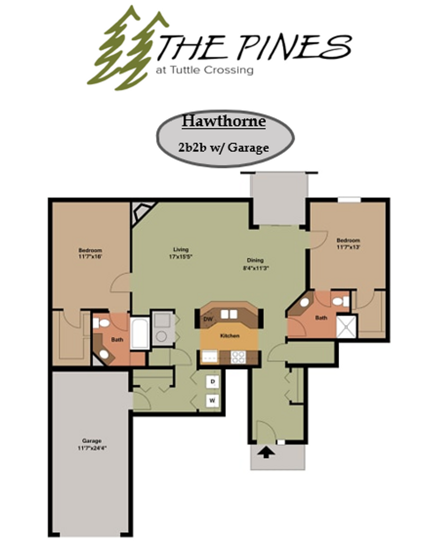 Dublin Apartment: 5303 Wilcox Rd