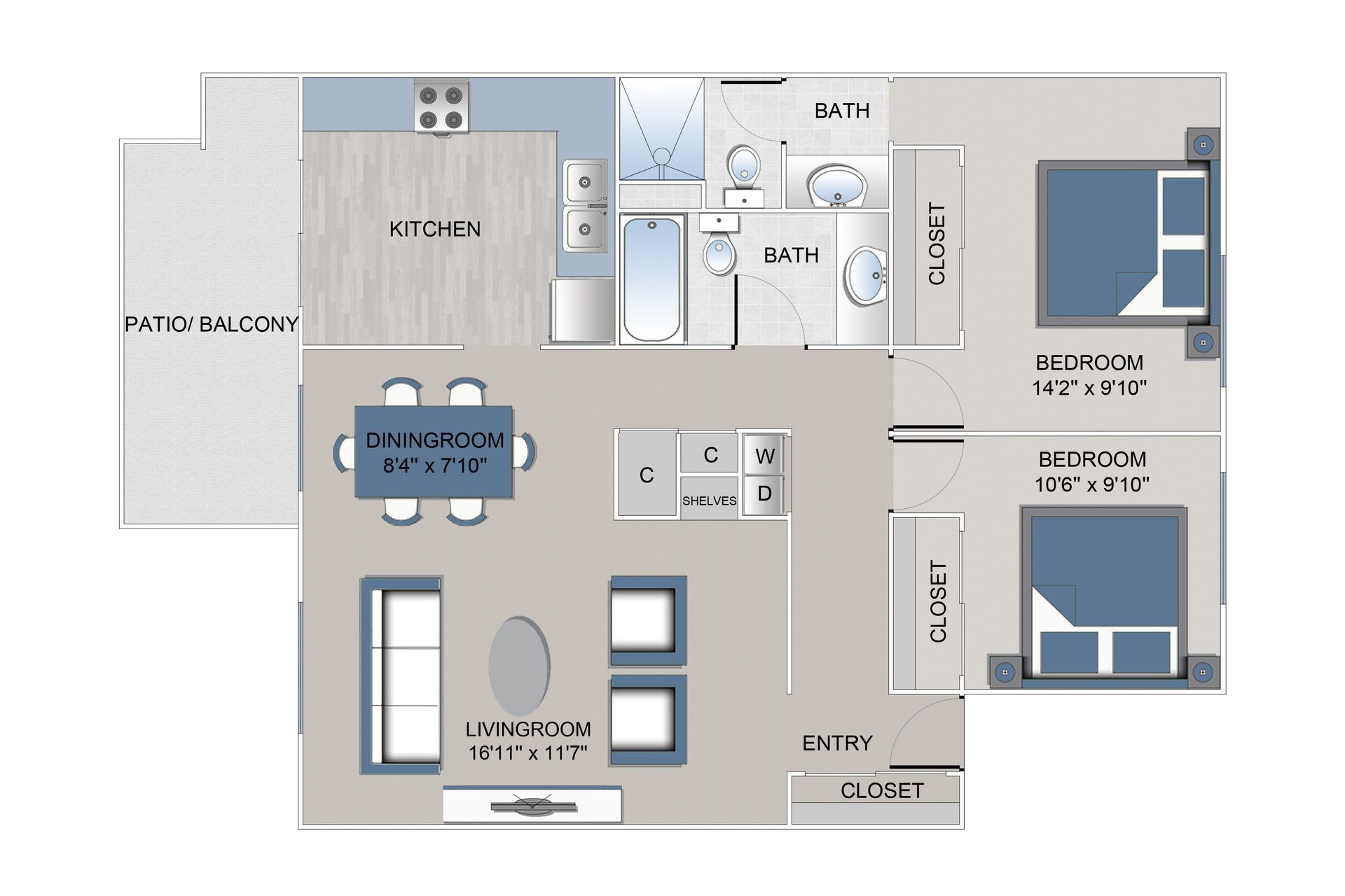 Lakewood Apartment: 4828 123rd St SW