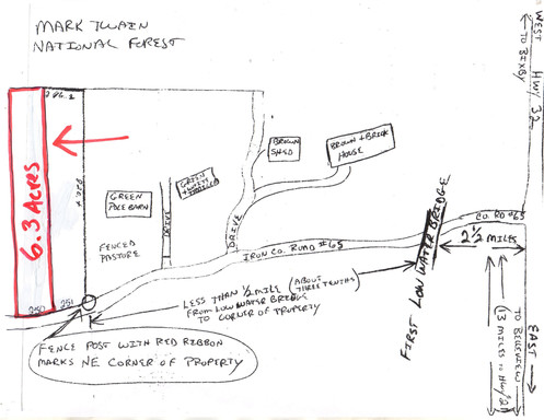 BELLEVIEW - 6.3 acres with 250 ft road frontage / ONLY $499 DOWN