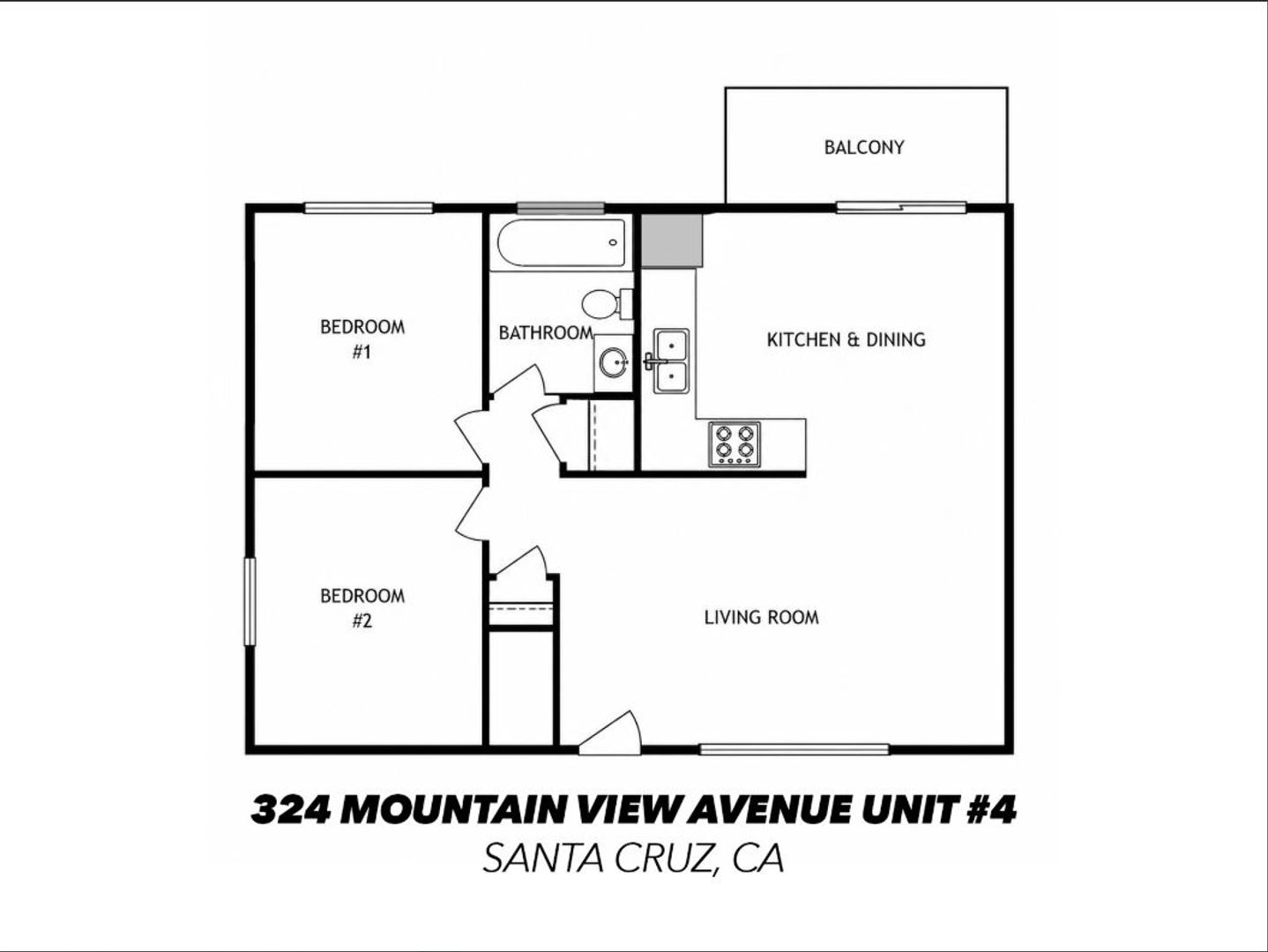 Santa Cruz Apartment: 324 Mountain View