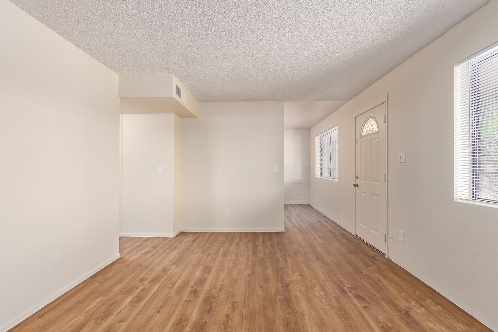 Unfurnished apartment interior — representative home at Earll Drive Apartments.
