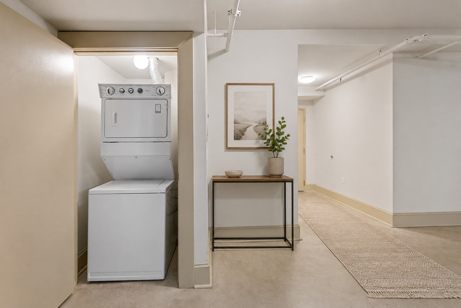 Laundry room at 3301 Park Ave.