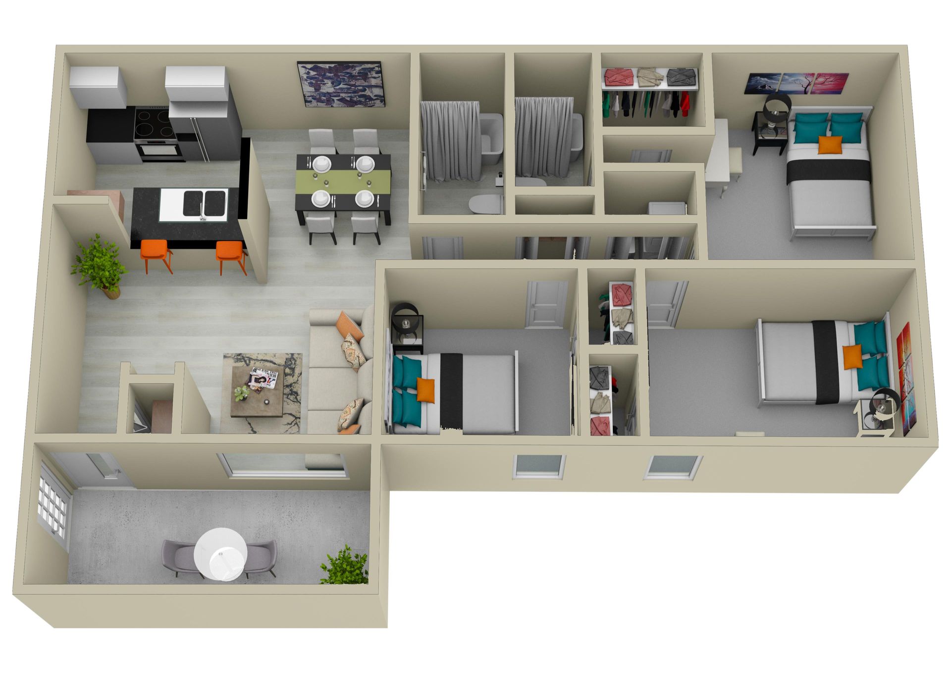 Hoover Apartment: 2250 Little Valley Road