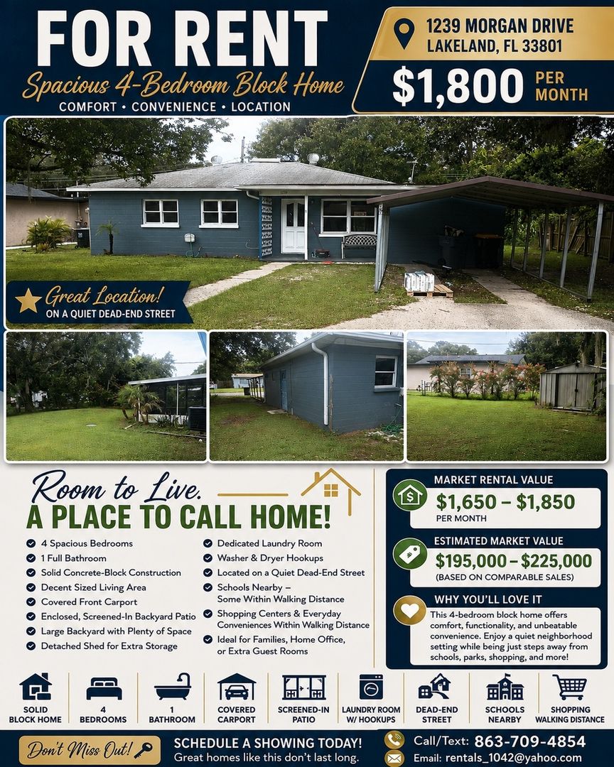 Lakeland House: 1239 Morgan Dr