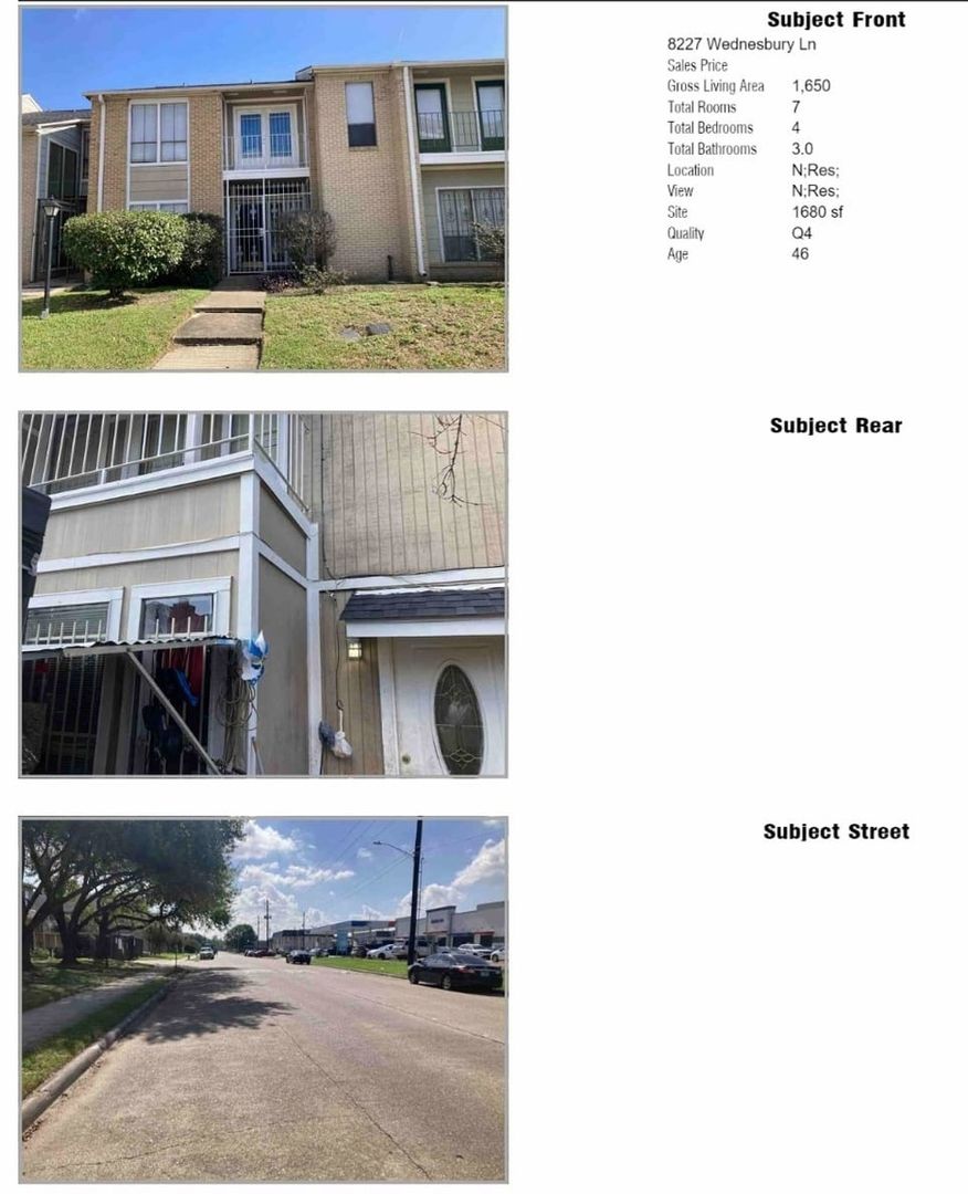 Houston Townhome: 8227 Wednesbury Ln