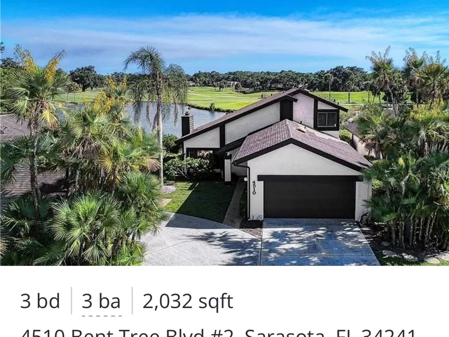 Sarasota House: 4510 Bent Tree Blvd