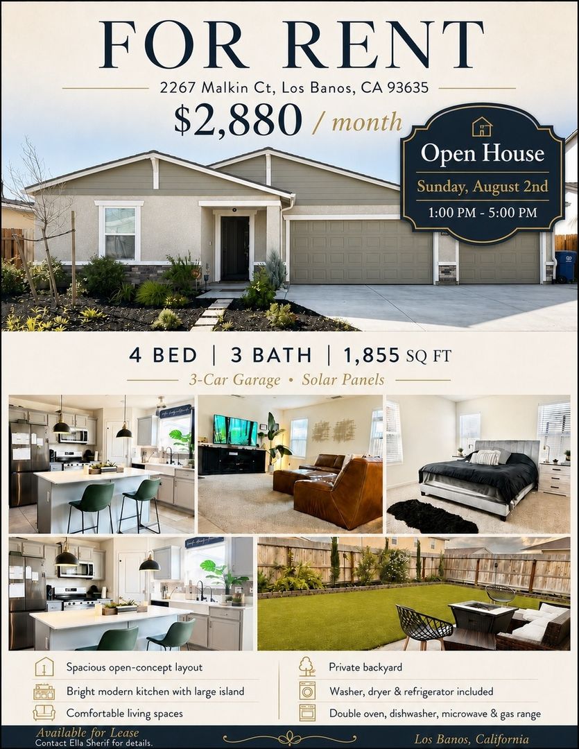Los Banos House: 2267 Malkin Ct