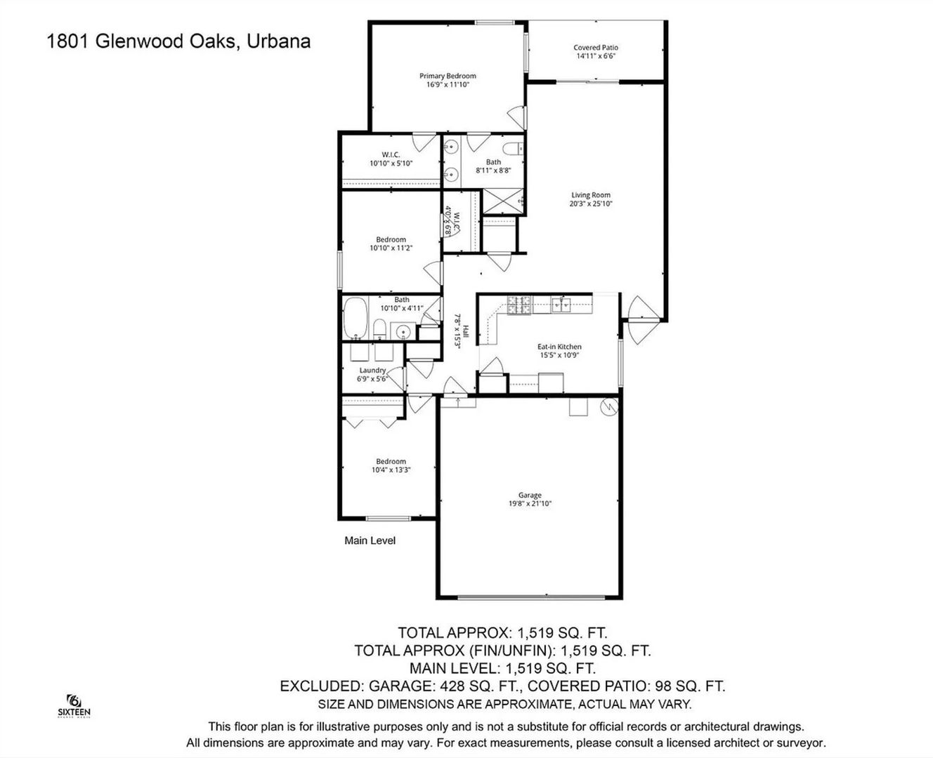 Urbana House: 1801 Glenwood Oaks Ct
