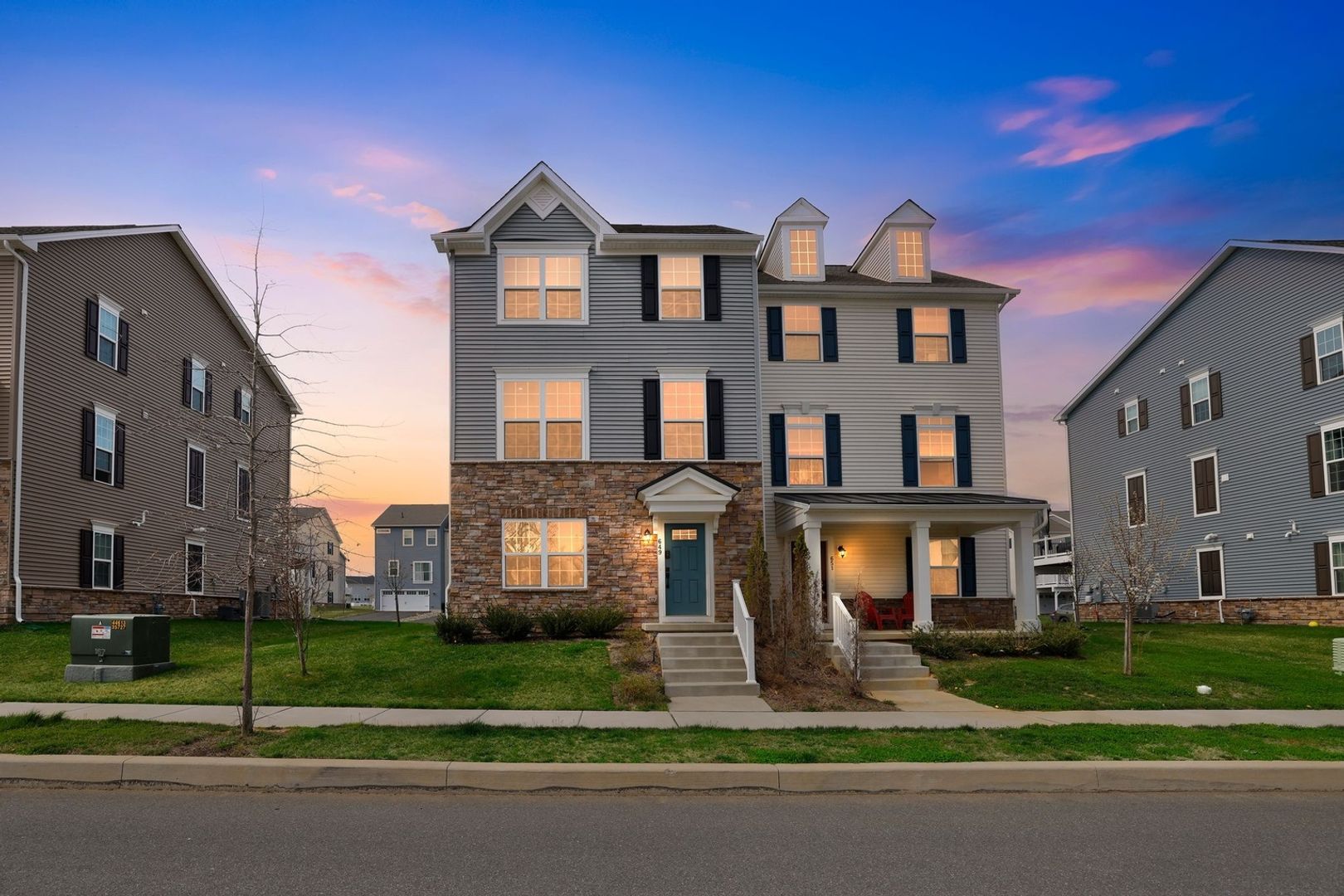 Middletown Townhome: 649 Lewes Landing Rd