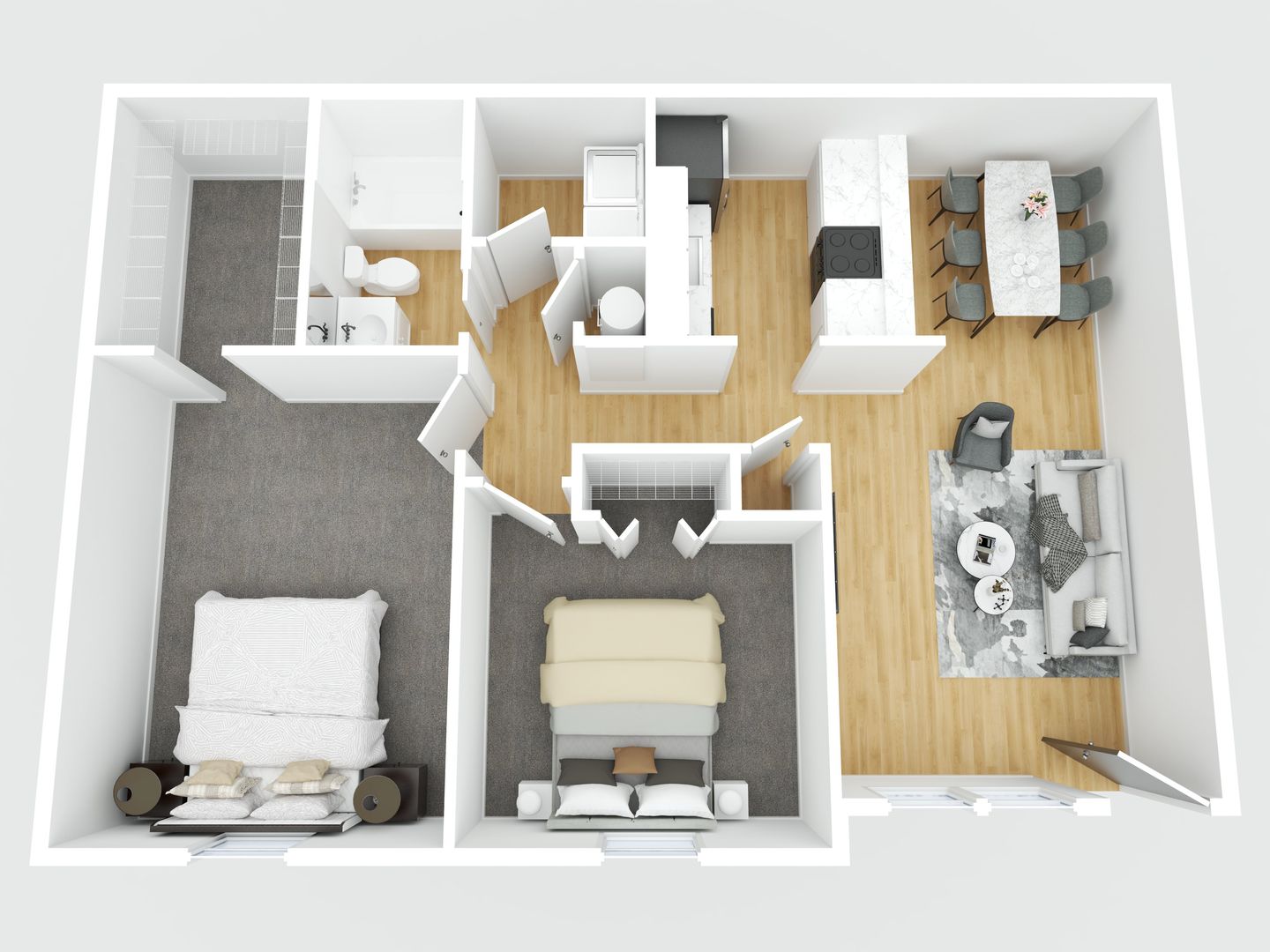 Newark Apartment: 1015 Village Green Court