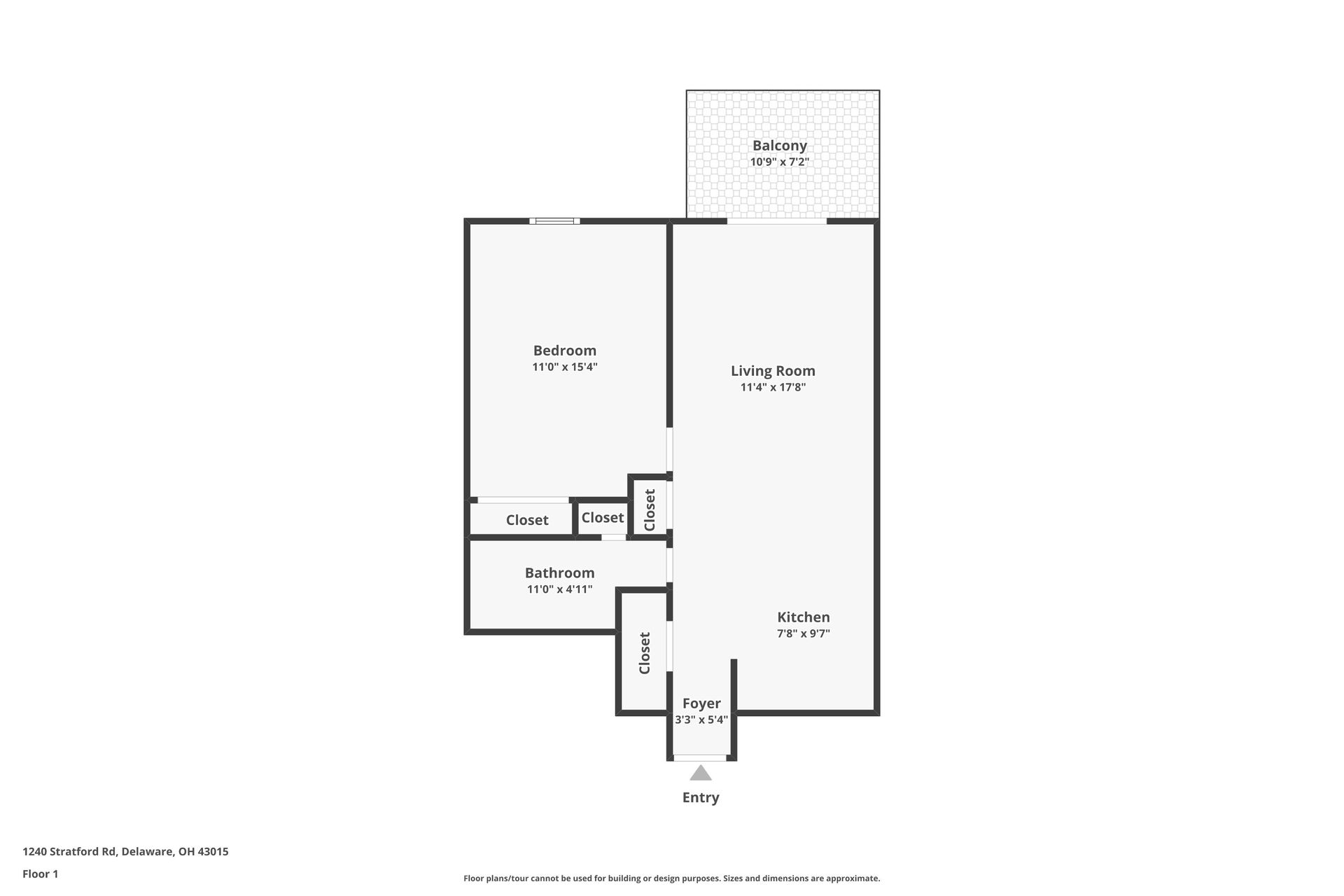 Delaware Apartment: 1240 Stratford Rd