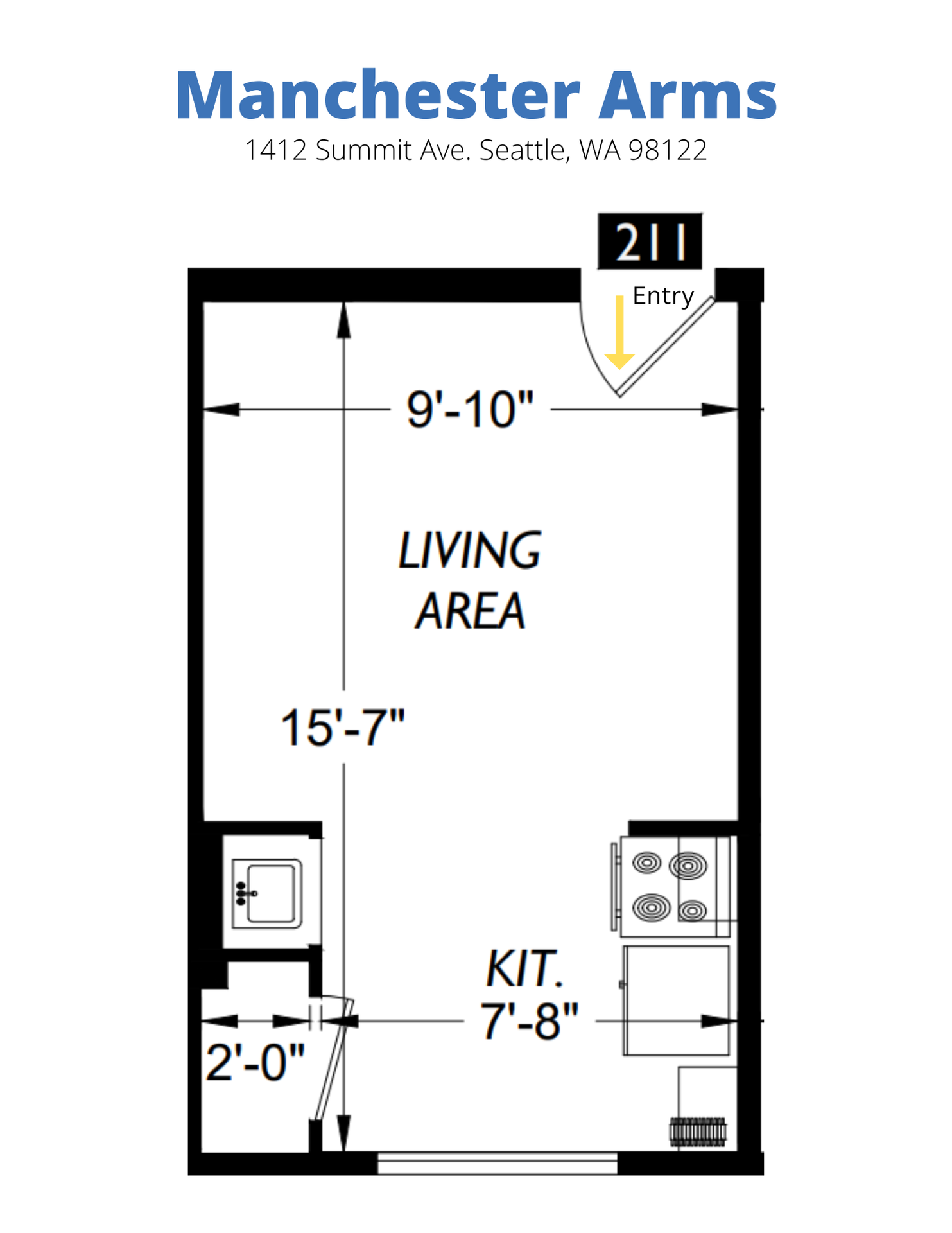 Seattle Apartment: 1412 Summit Ave