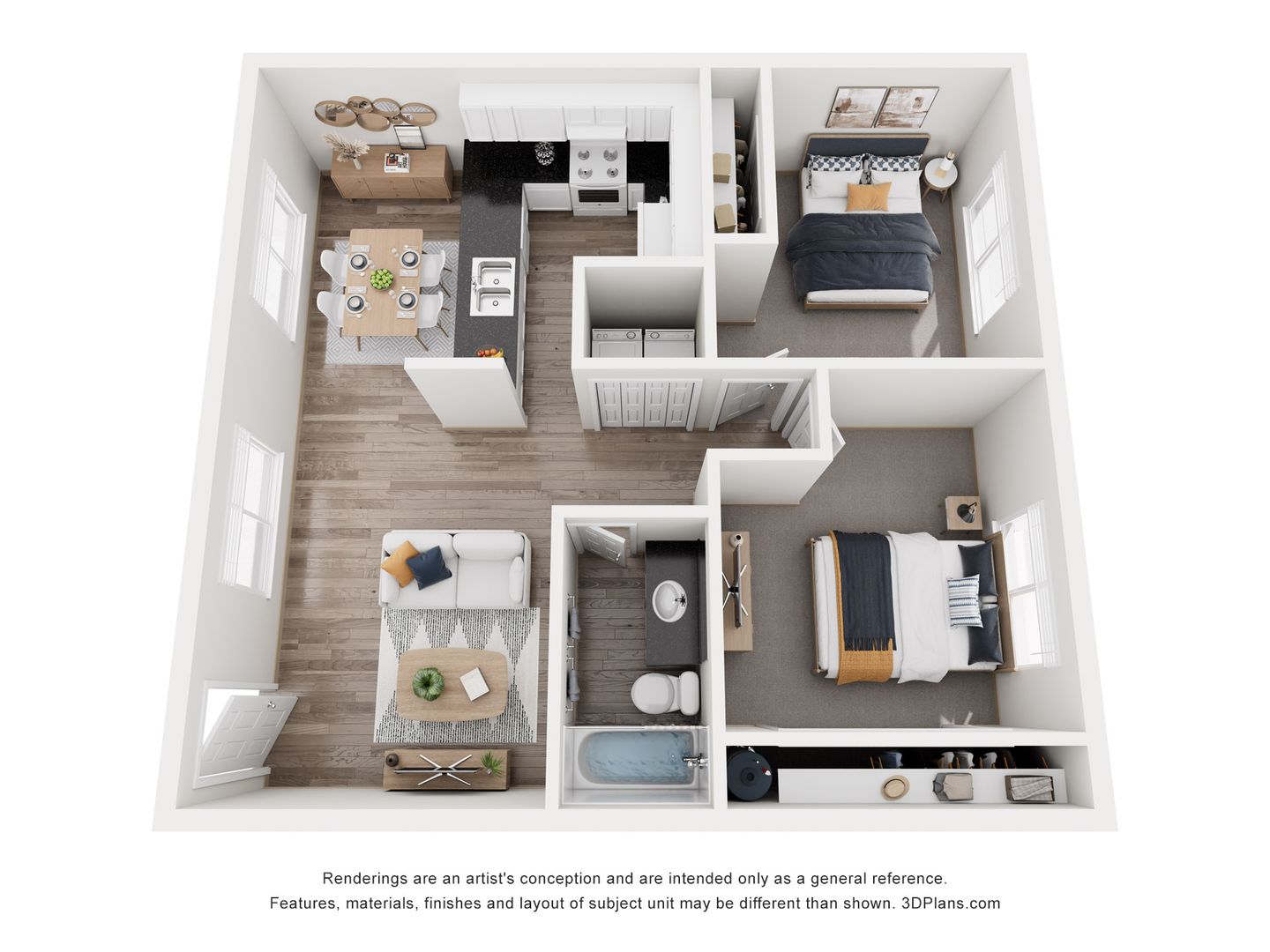 SALEM Apartment: 1304-1330 WALLACE RD. NW