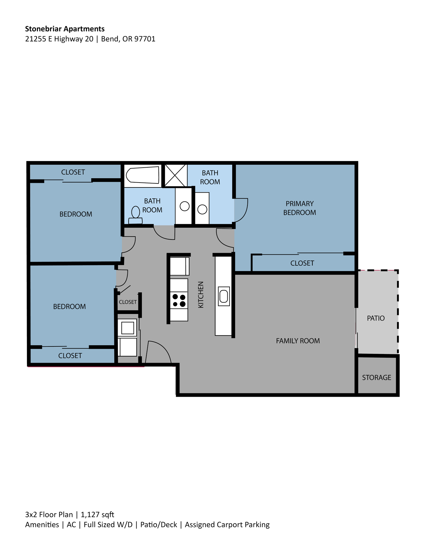 BEND Apartment: 21255 E HWY 20