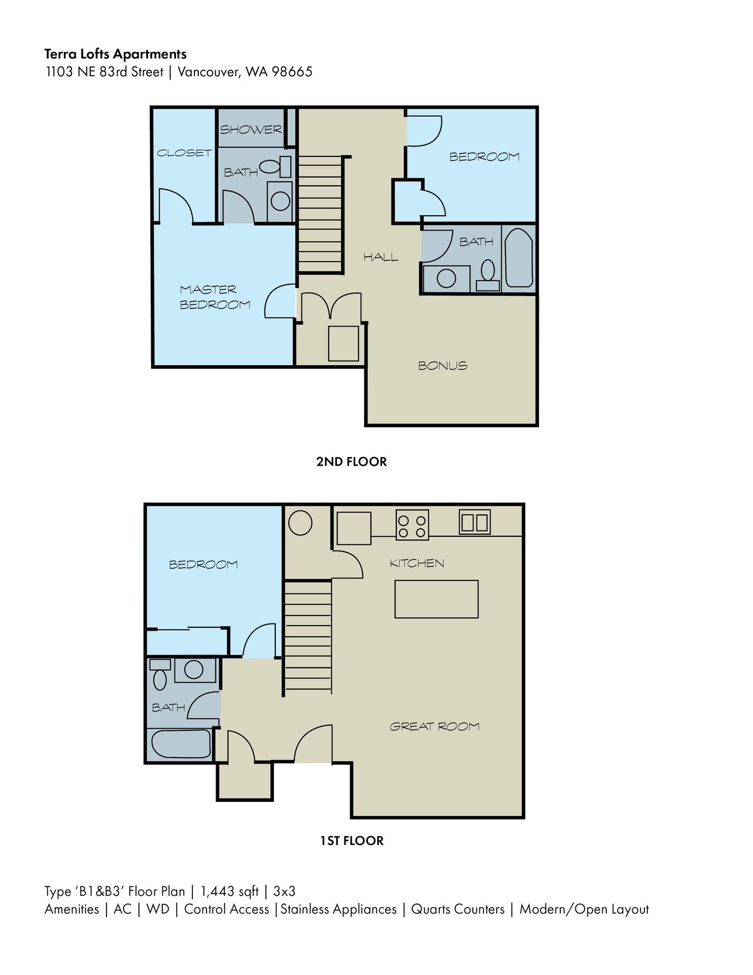 VANCOUVER Apartment: 1106 NE 83RD ST.