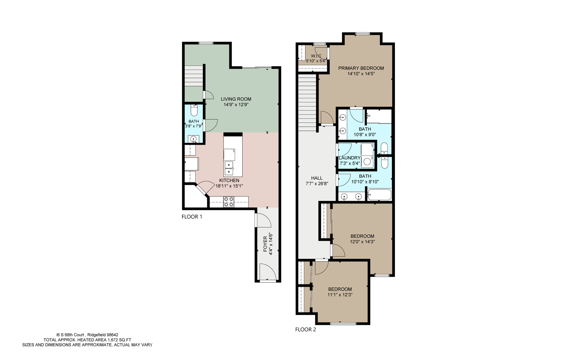 Ridgefield Apartment: 11 S 68th Court