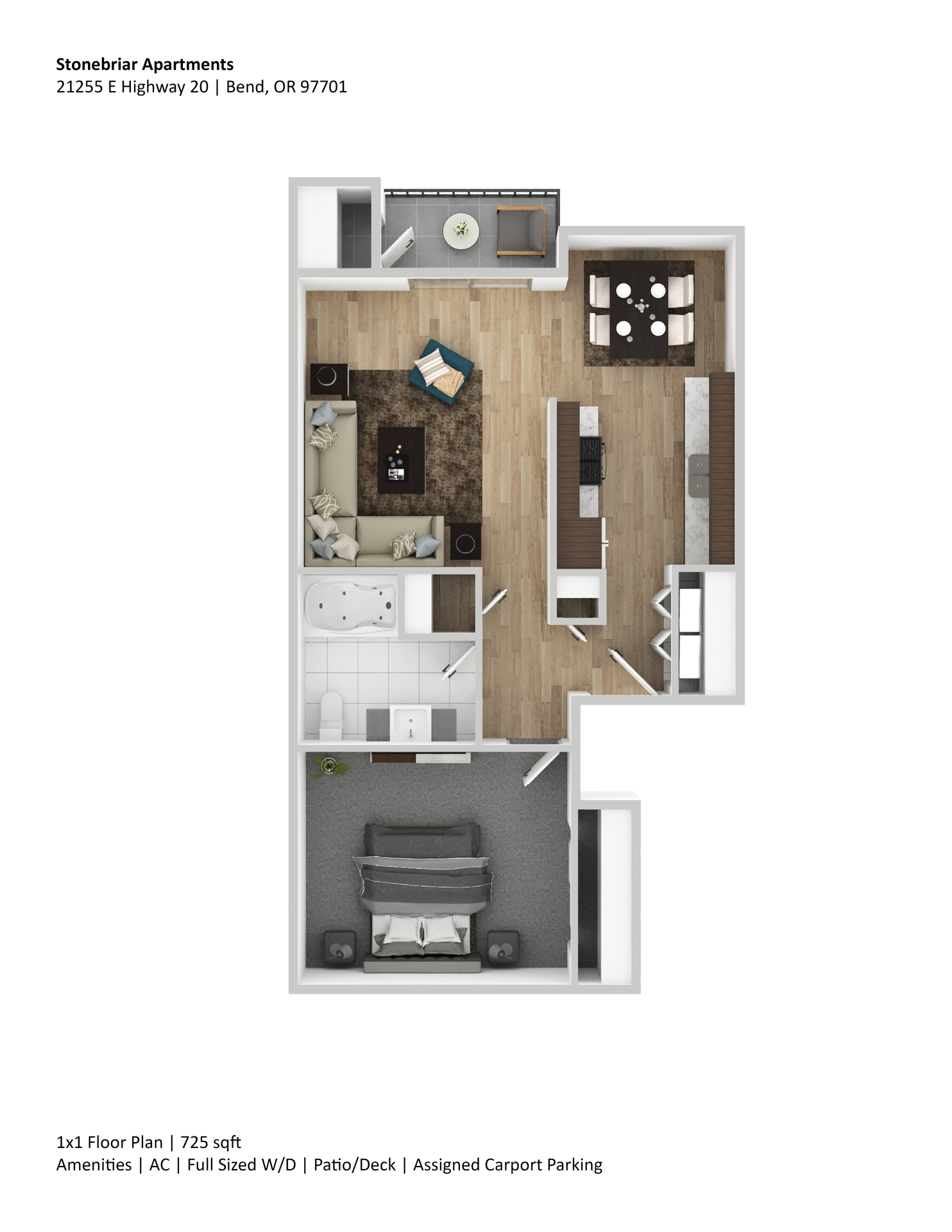 BEND Apartment: 21255 E HWY 20