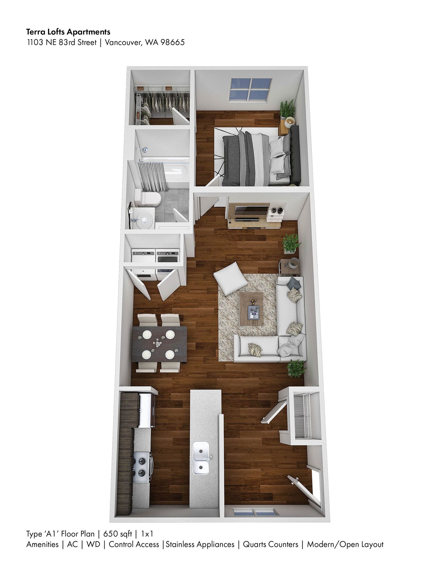 VANCOUVER Apartment: 1106 NE 83RD ST.