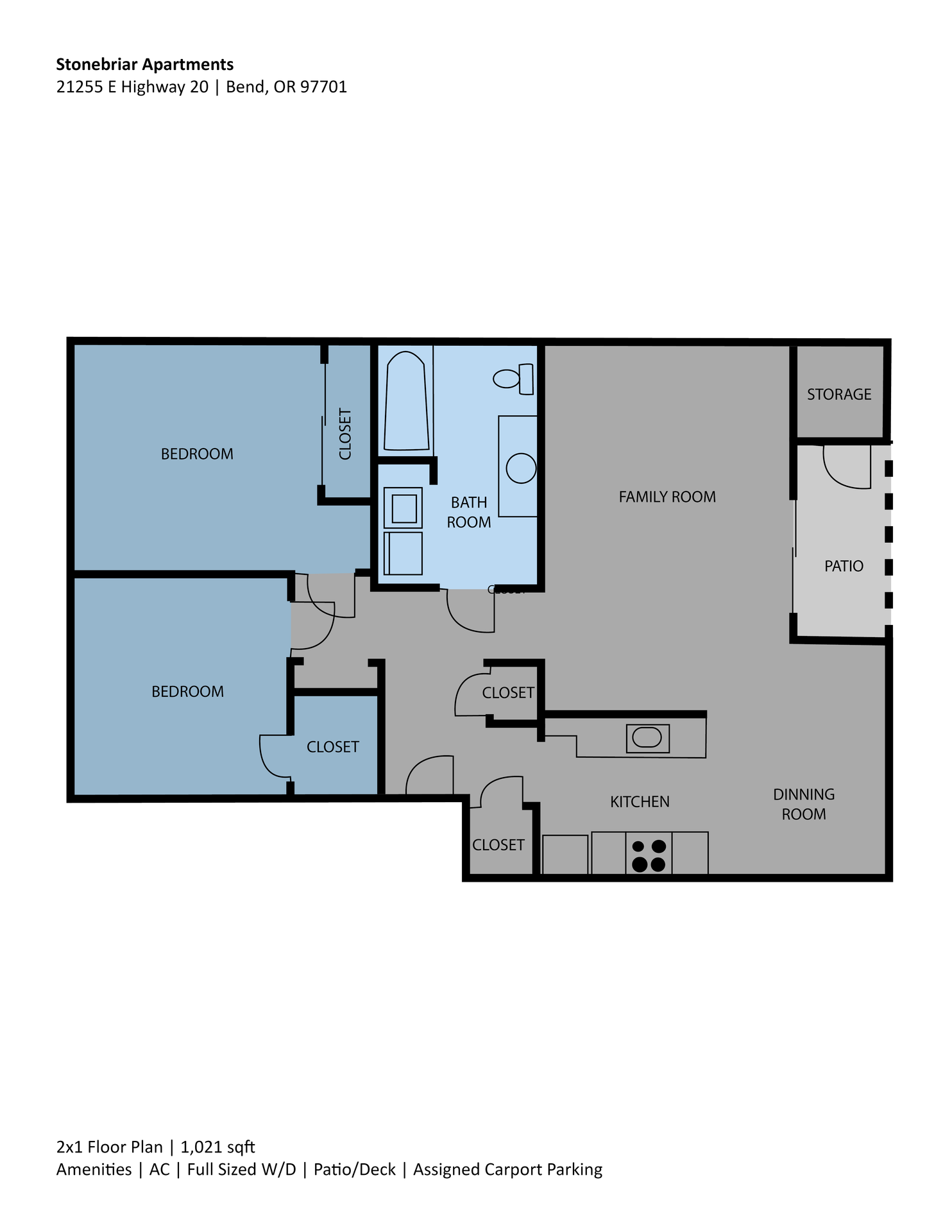 BEND Apartment: 21255 E HWY 20