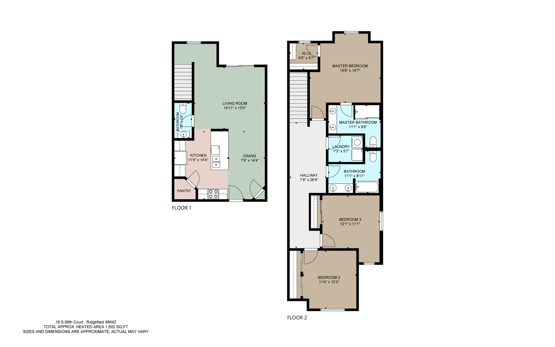 Ridgefield Townhome: S 69th Place
