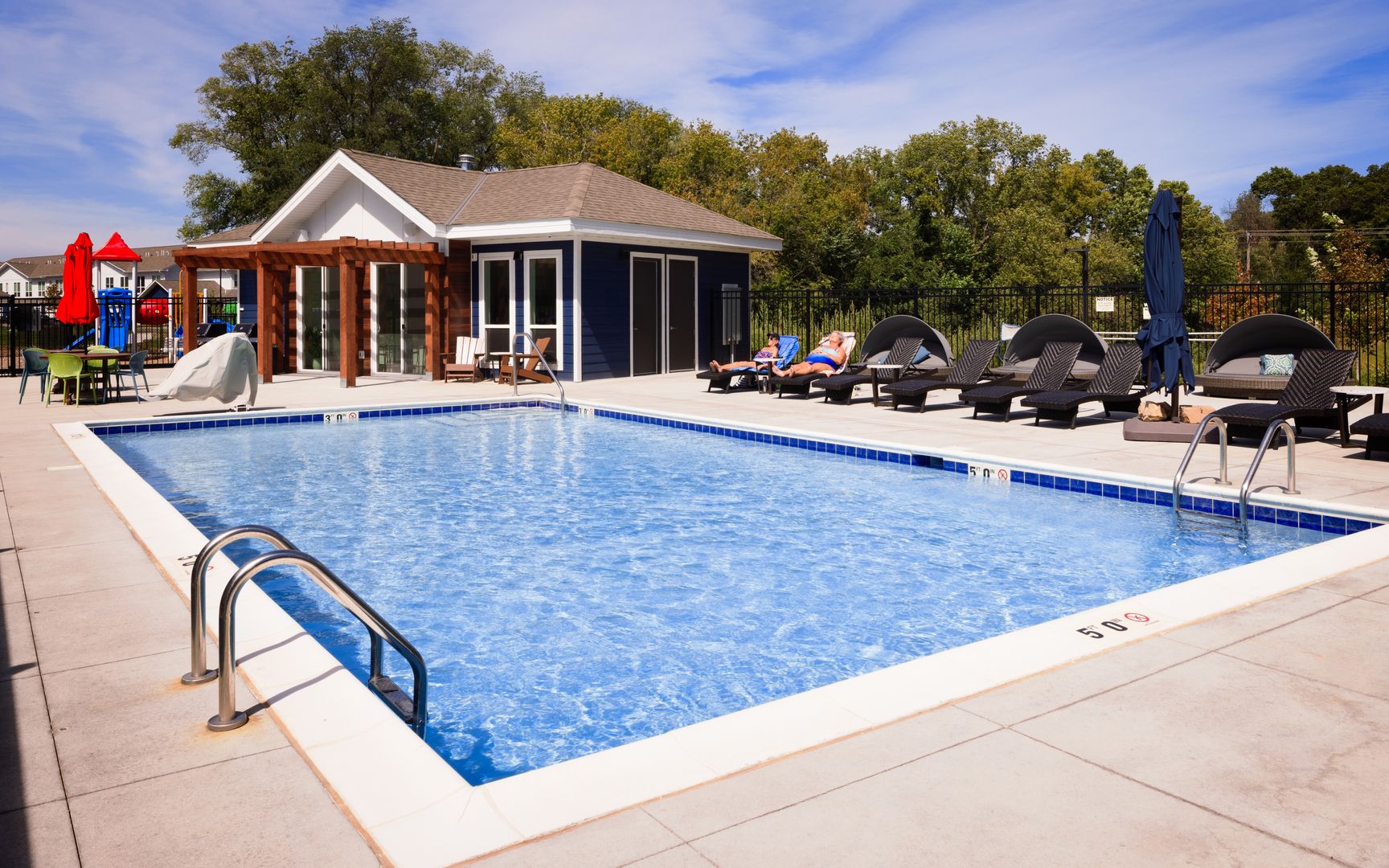 Pool at Crossings at Inver Woods Apartments (4 of 4)
