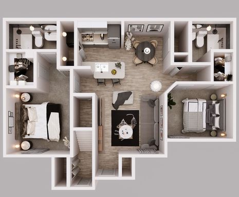 2 Bed 2 Bath - Updated Home