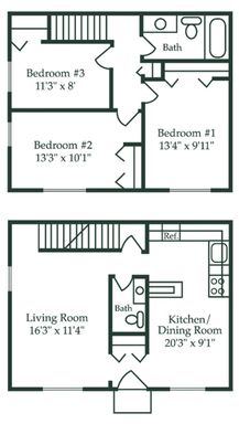 Woodbridge Renovated w/ Washer/Dryer - 3-bed, 1.5-bath – Now Accepting Waitlist Applications! – photo 1
