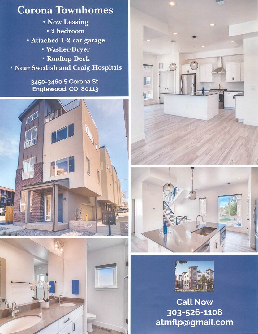 Englewood Townhome: 3450 S. Corona St