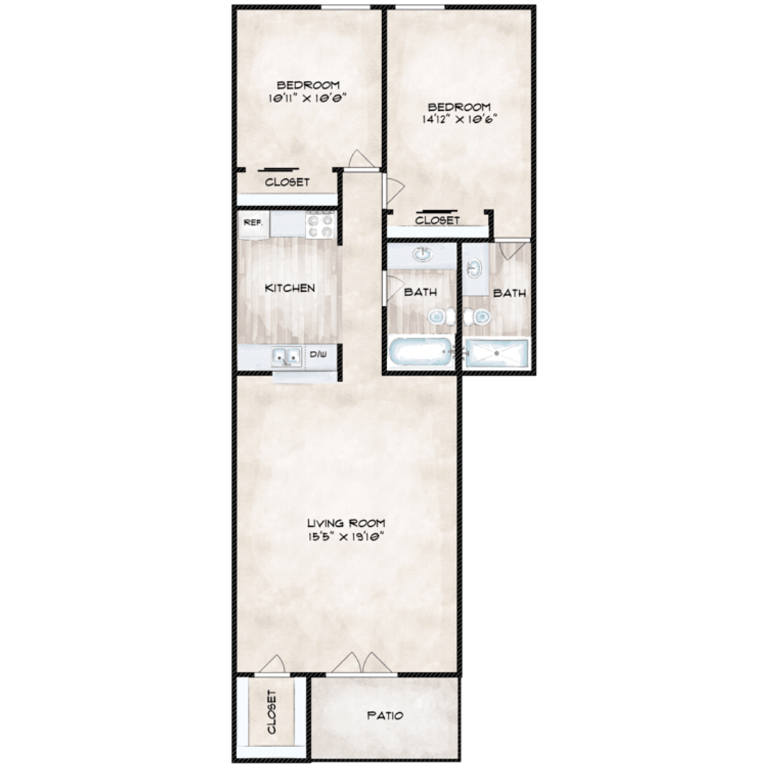 TUCSON Apartment: 5666 E HAMPTON ST
