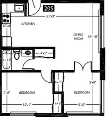 515 Denny Apartments Unit 205 / ONE MONTH FREE! – photo 1