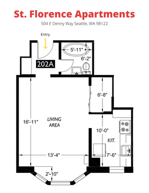 St. Florence UNIT202A/ ONE MONTH FREE – photo 1