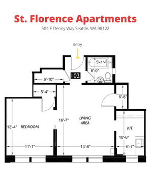 St. Florence UNIT 102 / 1 MONTH FREE! – photo 1