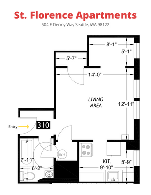 St. Florence UNIT 310 / 1 MONTH FREE – photo 1